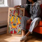 Madhubani Painting of Bihar Painting - Fine work by Unknown Artist (2019) – Wall Painting