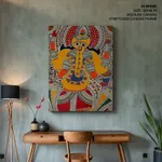 Madhubani Painting of Bihar Painting - Fine work by Unknown Artist (2019) – Wall Painting