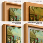 Marriage of Matsyagandha (Bhishma's Oath) by Ravi Varma Press (1890) – Wall Decor