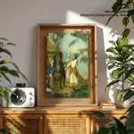 Marriage of Matsyagandha (Bhishma's Oath) by Ravi Varma Press (1890) – Wall Decor