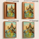 Matsya Avatar by Ravi Varma Press (1880) – Wall Hanging