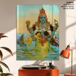 Matsya Avatar by Ravi Varma Press (1880) – Wall Hanging