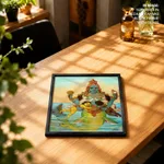 Matsya Avatar by Ravi Varma Press (1880) – Wall Hanging