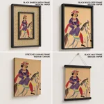Raja Riding a Horse by Unknown Artist (c1890) – Wall Painting