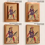 Raja Riding a Horse by Unknown Artist (c1890) – Wall Painting