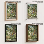 Rama, Lakshmana, and Sita Cooking and Eating in the Wilderness by Indian (c1820) – Wall Hanging