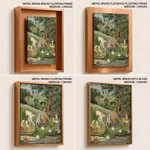 Rama, Lakshmana, and Sita Cooking and Eating in the Wilderness by Indian (c1820) – Wall Hanging