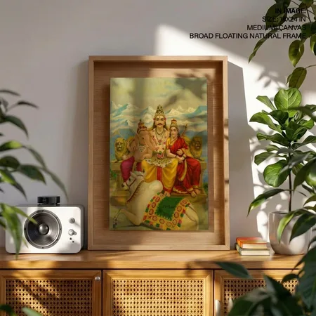 Shankar by Ravi Varma Press (1890) – Wall Hanging