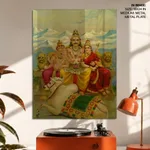 Shankar by Ravi Varma Press (1890) – Wall Hanging