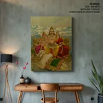Shankar by Ravi Varma Press (1890) – Wall Hanging