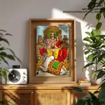 Shankar by Ravi Varma Press (late 19th c) – Wall Painting
