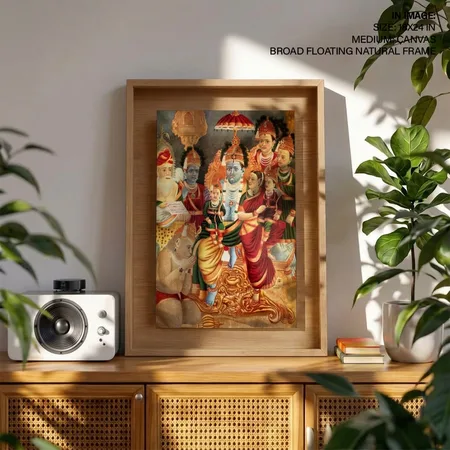 Shri Uttara Rama Panchayatana by Chitrapriyaprakash Press, Bombay (1886) – Wall Decor