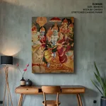 Shri Uttara Rama Panchayatana by Chitrapriyaprakash Press, Bombay (1886) – Wall Decor