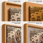 Single Panel Patachitra of Goddess Durga and her Family by Anwar Chitrakar (2019) – Wall Painting