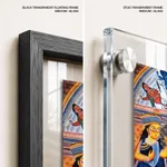Single Panel Patachitra of Goddess Durga with Family by Anwar Chitrakar (2019) – Wall Decor