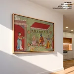 The Marriage of Krishna and Rukmini by Indian (c1590-1600) – Wall Art