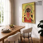 Two Aspects of Kali Kali Enshrined by Unknown Artist (c1890) – Wall Hanging