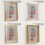 Vamana and Bali by Kalam Patua (2016) – Wall Decor