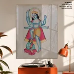 Vamana and Bali by Kalam Patua (2016) – Wall Decor