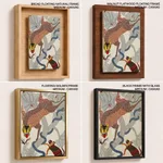 Gond Art Artwork for Crafts Map of Madhya Pradesh by Anand Singh Shyam (2000) – Wall Art