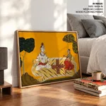 Lord Shiva and Parvati playing chaturanga by Devidasa (1694) – Home Decor