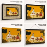 Lord Shiva and Parvati playing chaturanga by Devidasa (1694) – Home Decor