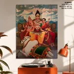Shri Shankara by Chitrashala Steam Press, Poona (1800-1890) – Wall Hanging