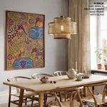 The King Elephant and the wise Hare by Bharati Dayal – Wall Decor