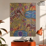 The King Elephant and the wise Hare by Bharati Dayal – Wall Decor