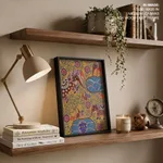 The King Elephant and the wise Hare by Bharati Dayal – Wall Decor