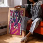 Devotional painting (female figure) by Unknown Artist – Wall Hanging