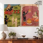 Krishna’s childhood pranks by Unknown, Pahari School (1725-1750) – Home Decor