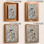 Patachitra of Radha-Krishna by Uttam Chitrakar (2018) – Wall Hanging