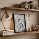 Patachitra of Radha-Krishna by Uttam Chitrakar (2018) – Wall Hanging