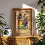 Radha and Krishna by Unknown Artist (c1890) – Wall Decor