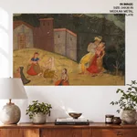 Radha and Krishna Caught in a Storm by Unknown Artist (1615-1620) – Wall Hanging
