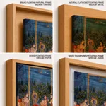 Radha-Krishna on a swing by Unknown Artist (1800) – Wall Decor