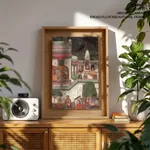 Rajasthani Bundi-style Miniature Painting by Unknown Artist – Wall Art