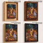 Shiva and Parvati in Procession (Shiv Parvati Vivah) by Ravi Varma Press Malavli Lonavala (c1930) – Wall Painting