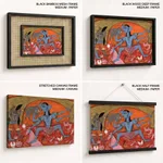 The Blue-Complexioned Kali Slaying Demons by Unknown Artist (1825-1850) – Wall Hanging