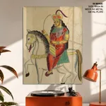 The Mutiny of the Heroine Rani Lakshmi Bai of Jhansi by Unknown Artist (c1890) – Wall Hanging