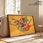 Vishnu and Lakshmi on Garuda by Unknown Artist (c1750) – Home Decor