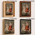 Vrishavahana Shiva with Parvati by Unknown, Pahari School (1820-1840) – Wall Decor