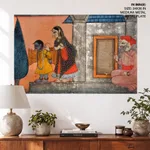 Yashoda and child Krishna by Unknown Artist (1750) – Wall Hanging
