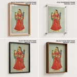 Yasoda Holding Krishna and Radha by Unknown Artist (c1890) – Wall Decor