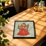 Yasoda Holding Krishna and Radha by Unknown Artist (c1890) – Wall Decor
