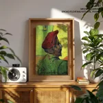 Paul Gauguin (Man in a Red Beret) by Vincent Van Gogh (1888)